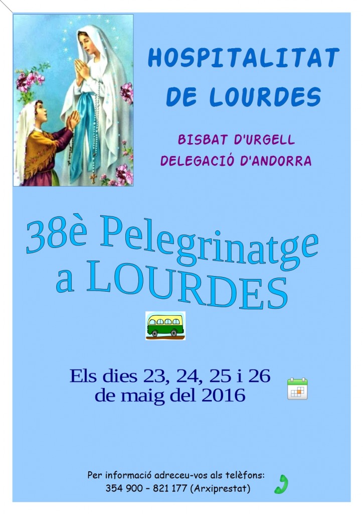 Cartell de Lourdes 2016 1a