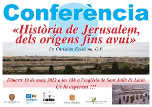 Conferència «Història de Jerusalem, dels orígens fins avui» @ Església Parroquial de Sant Julià de Lòria
