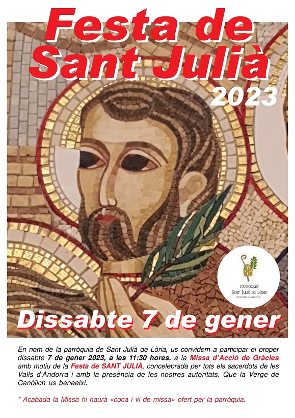Festa de Sant Julià 2023 @ Església de Sant Julià de Lòria
