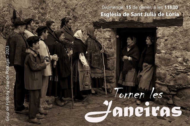 Tornen les Janeiras. Grup de Folklore Casa de Portugal d'Andorra @ Església de Sant Julià de Lòria
