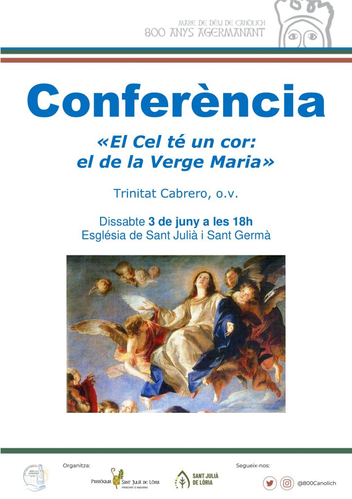 Conferència: "El Cel té un cor: el de la Verge Maria" @ Església de Sant Julià de Lòria