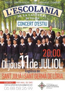 Escolania de la Catedral de Tolosa @ Església de Sant Julià de Lòria